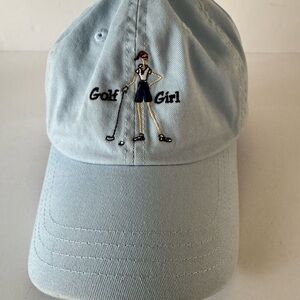 GOLF GIRL ® The Girls ™ Sky Blue - Golf Baseball Cap Hat Adjustable